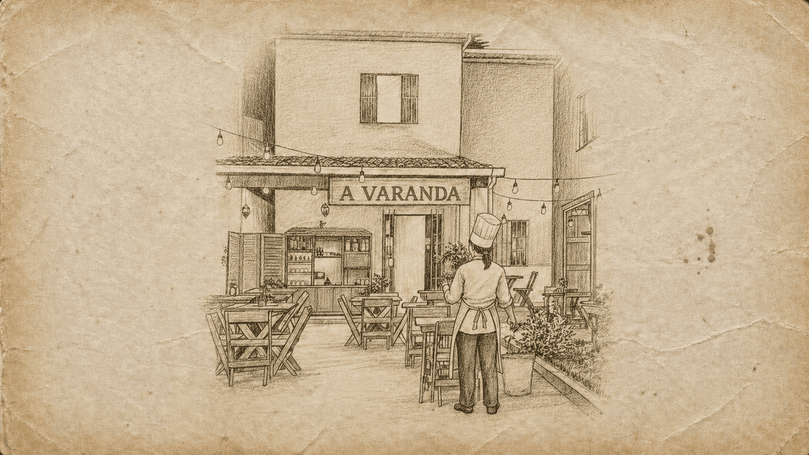 Ilustracao da fachada de A Varanda